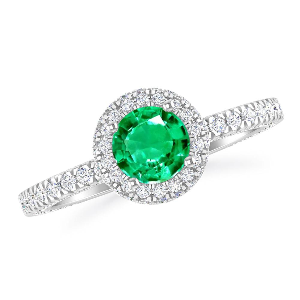 White Gold - Emerald