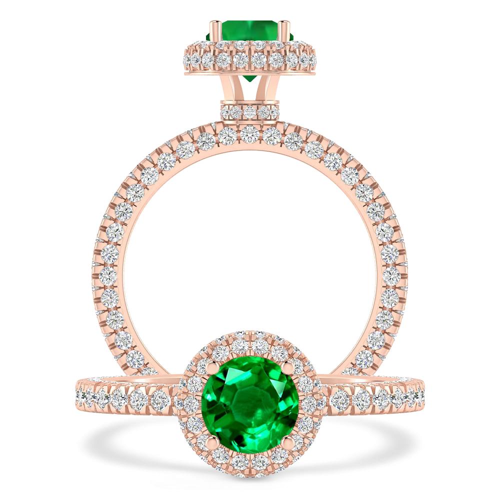 Rose Gold - Emerald