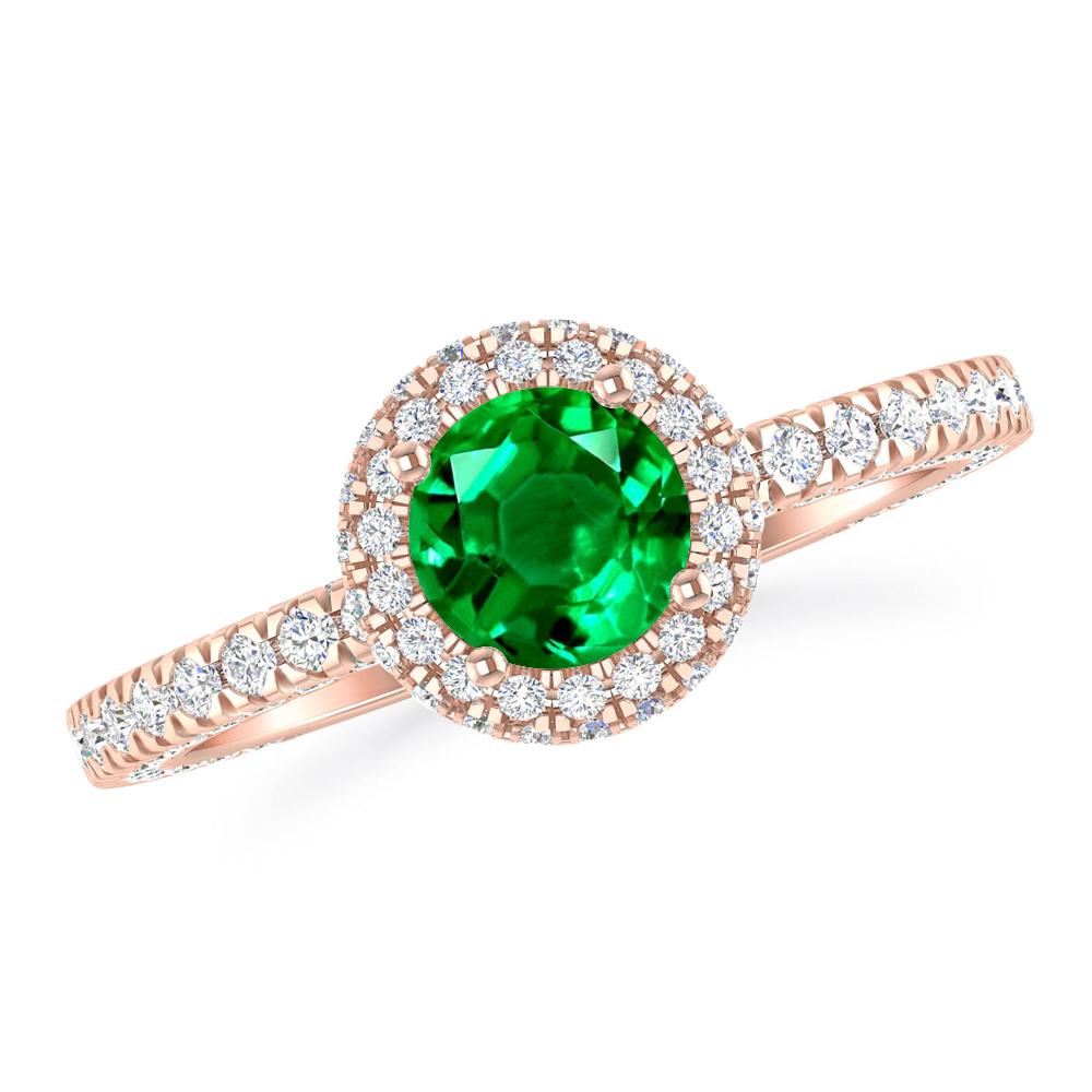 Rose Gold - Emerald