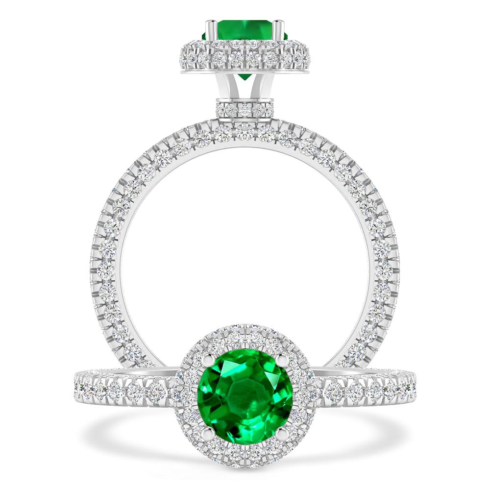 White Gold - Emerald