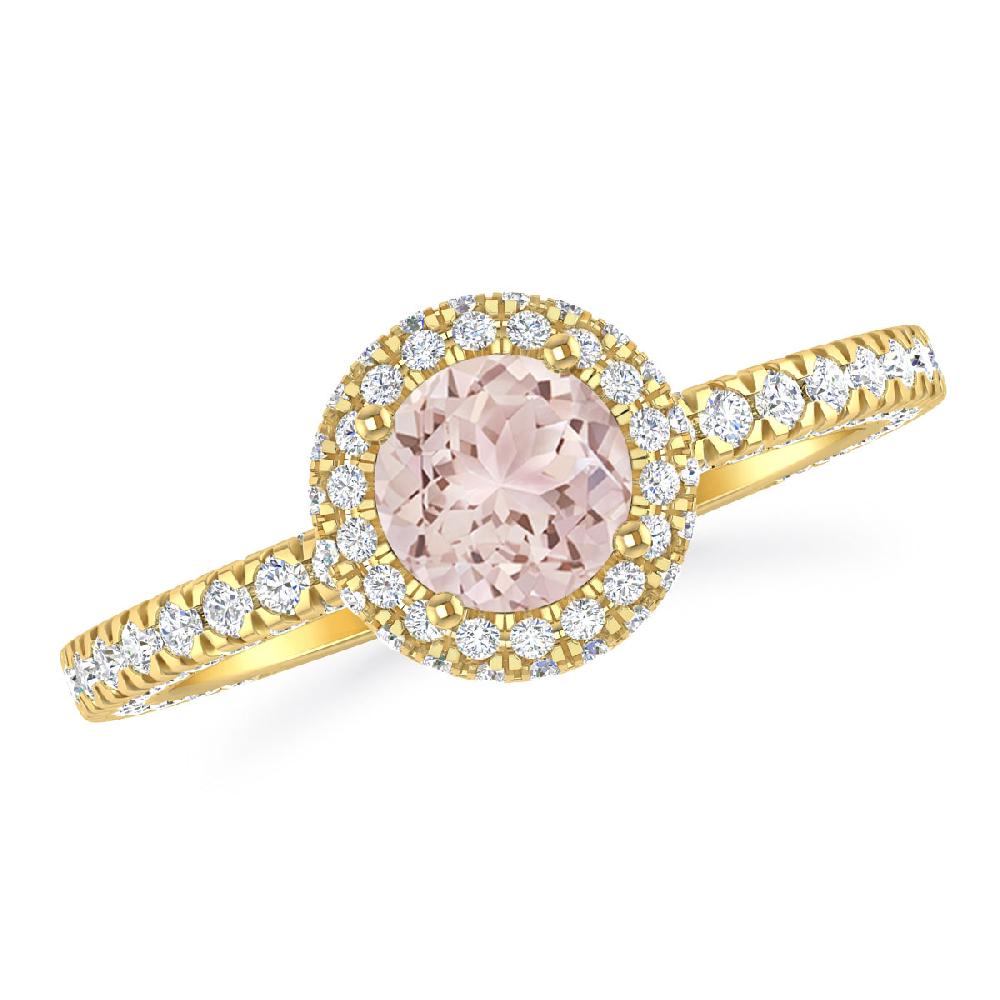 Yellow Gold - Morganite