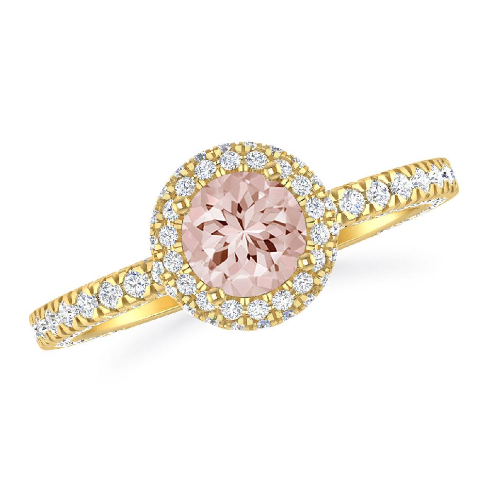 Yellow Gold - Morganite