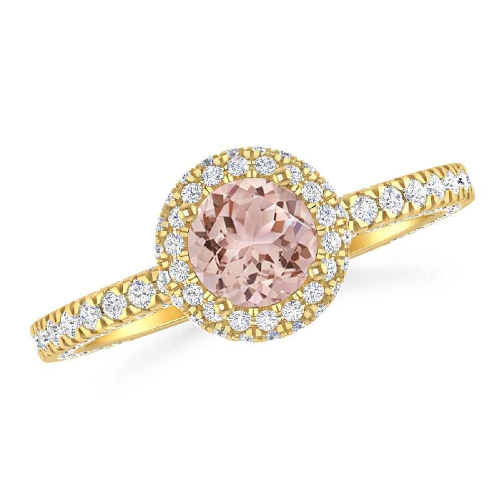 Yellow Gold - Morganite