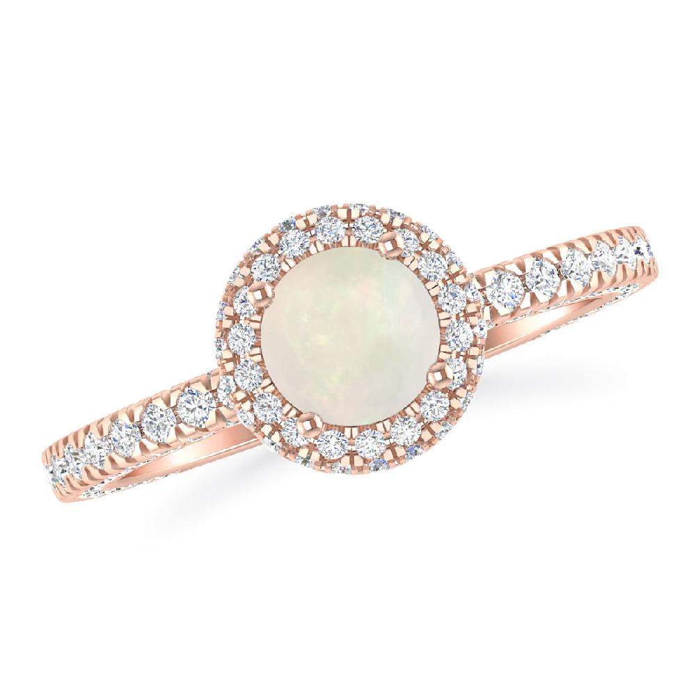 Rose Gold - Opal