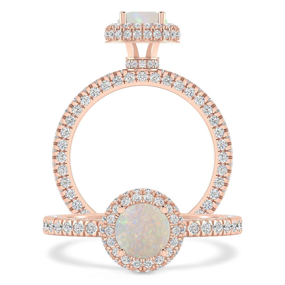 Rose Gold - Opal