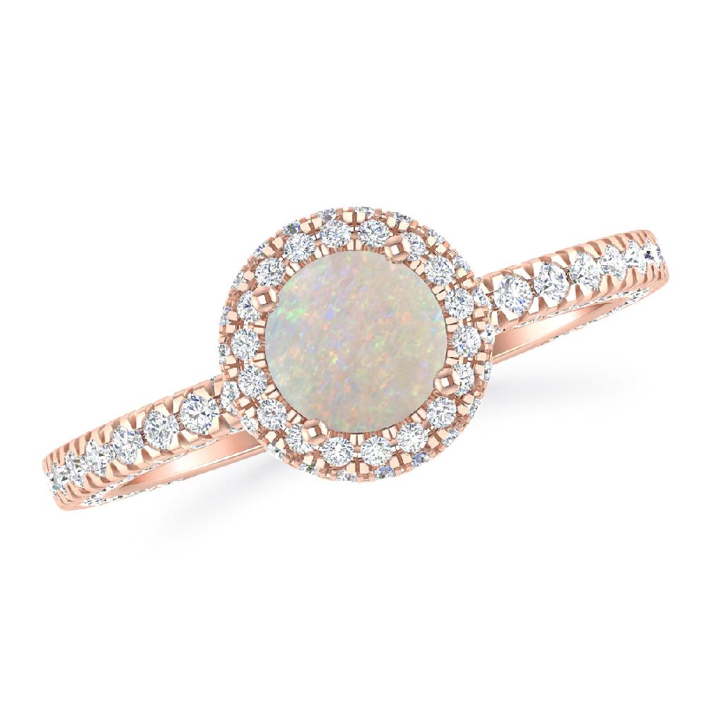 Rose Gold - Opal