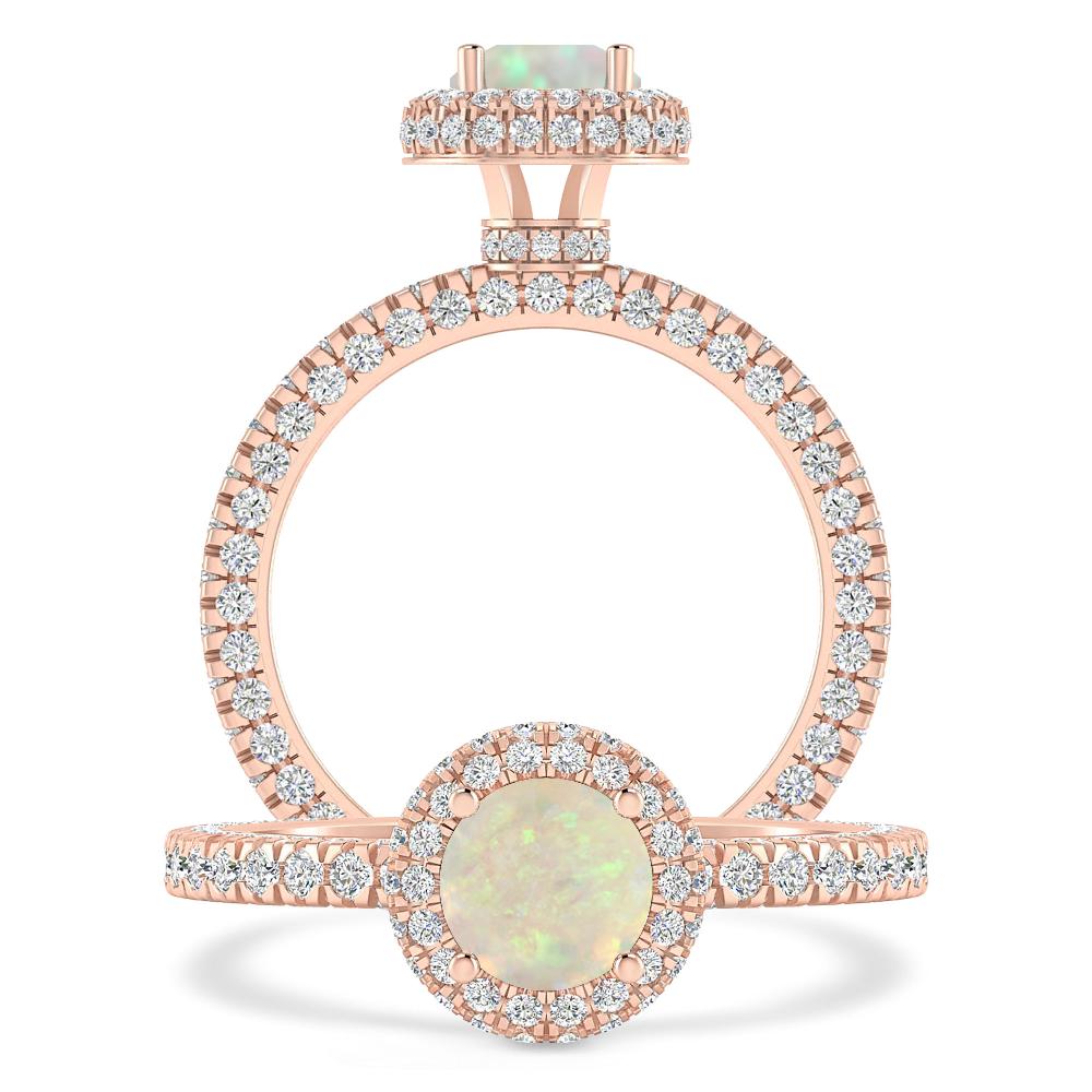 Rose Gold - Opal