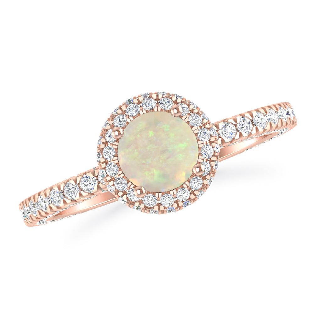 Rose Gold - Opal