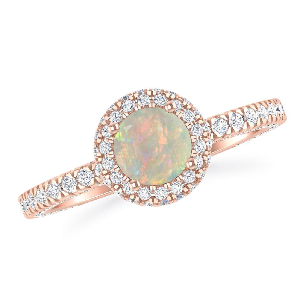 Rose Gold - Opal