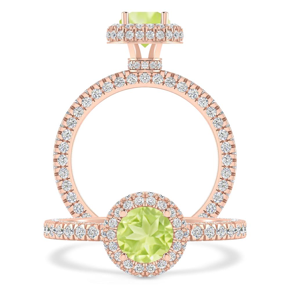 Rose Gold - Peridot