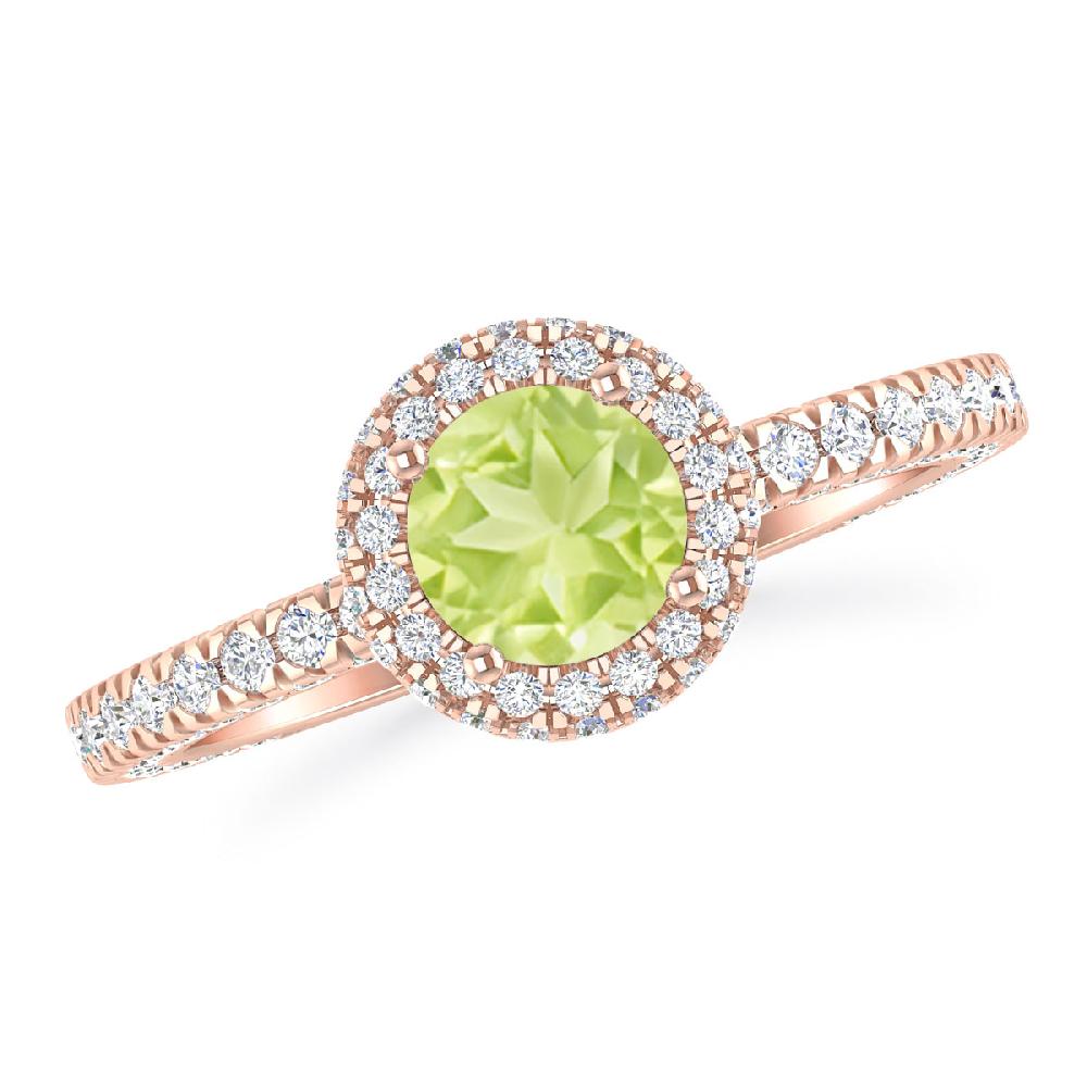 Rose Gold - Peridot