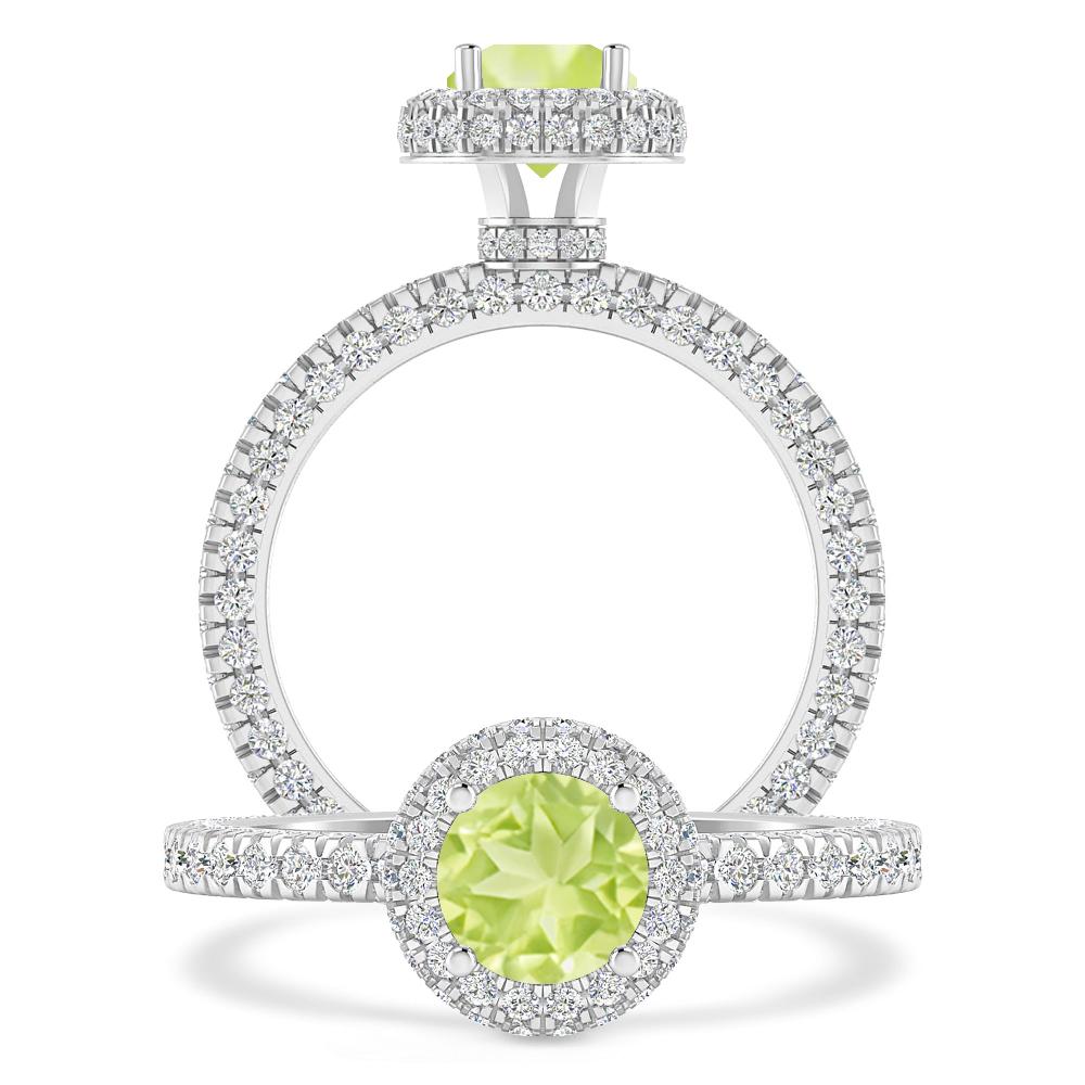 White Gold - Peridot