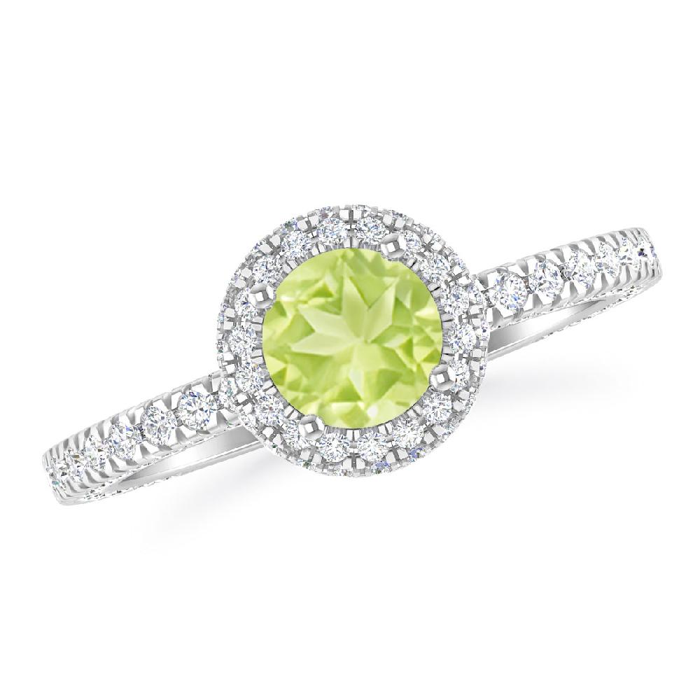 White Gold - Peridot