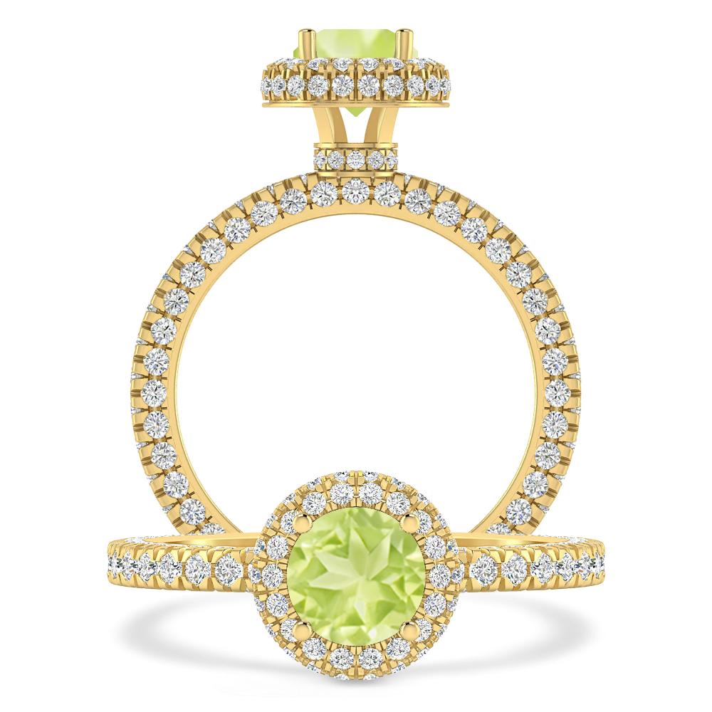 Yellow Gold - Peridot