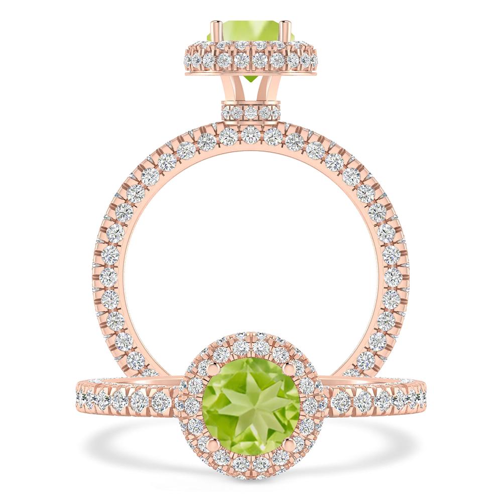 Rose Gold - Peridot