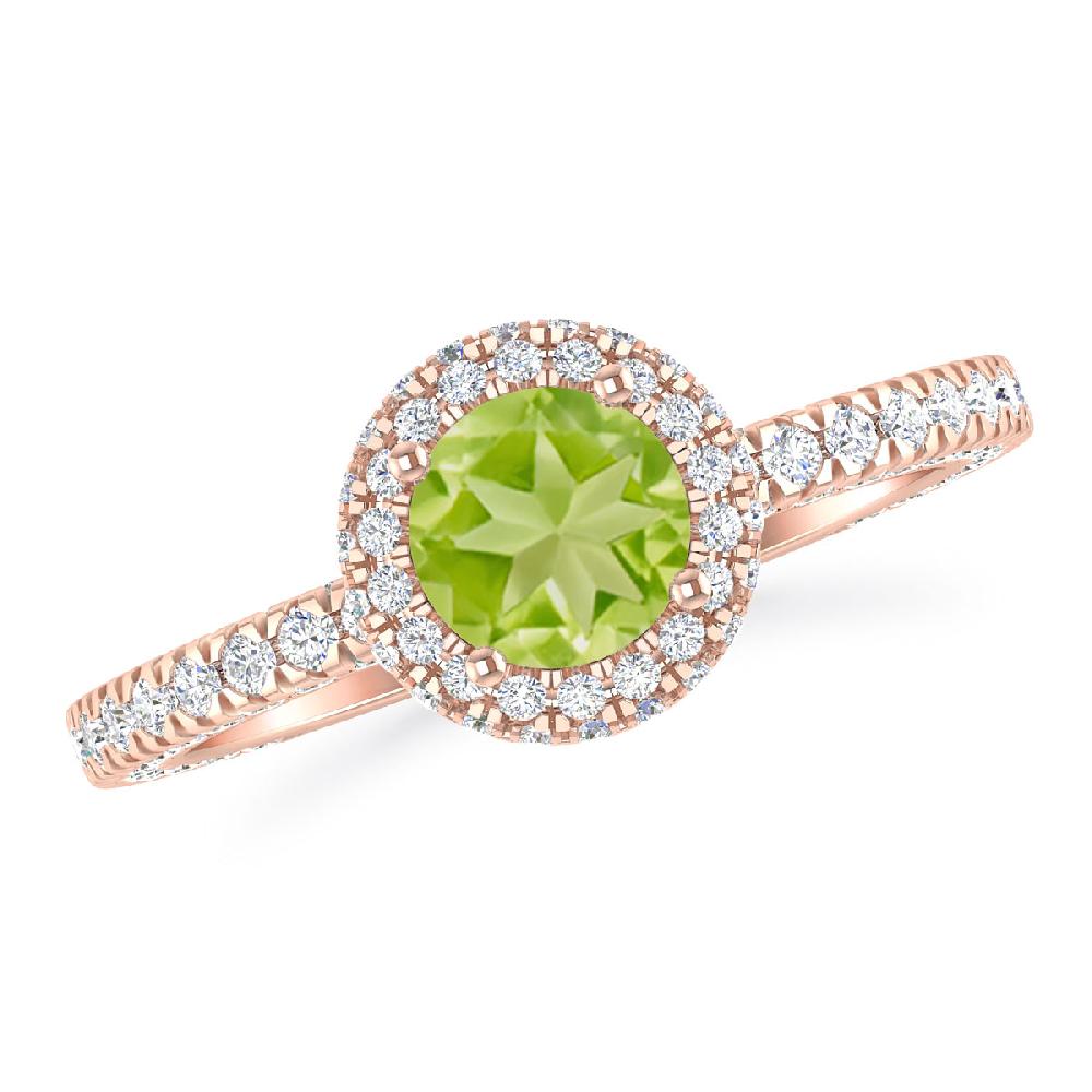 Rose Gold - Peridot