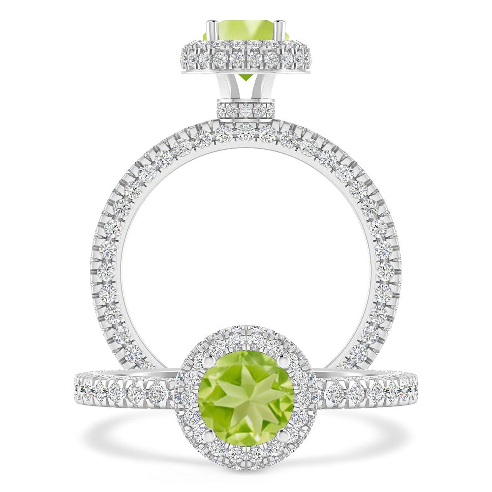 White Gold - Peridot