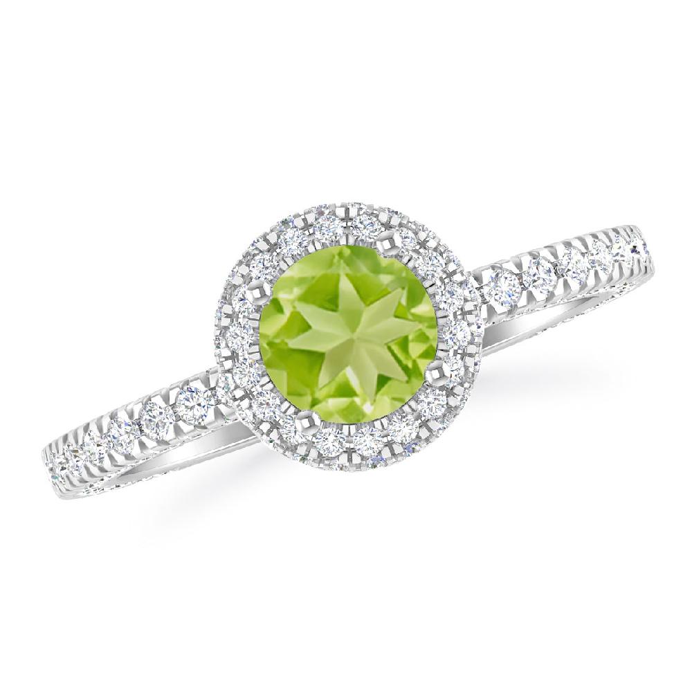 White Gold - Peridot