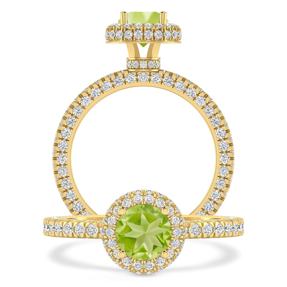 Yellow Gold - Peridot