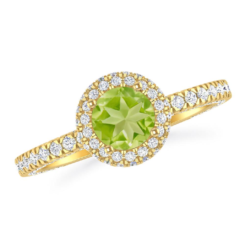 Yellow Gold - Peridot