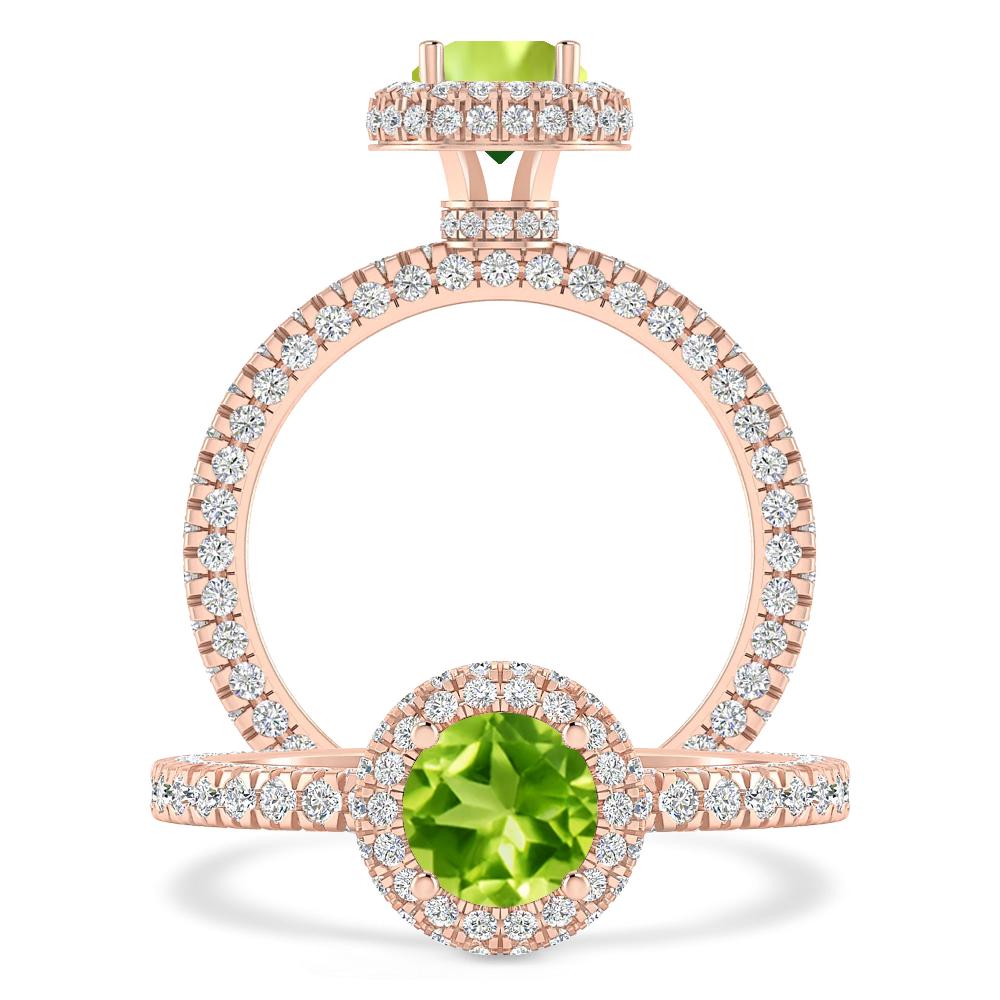 Rose Gold - Peridot