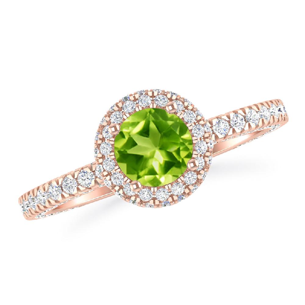 Rose Gold - Peridot