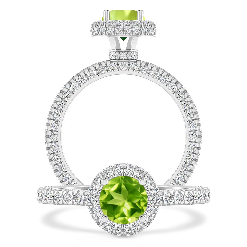 White Gold - Peridot