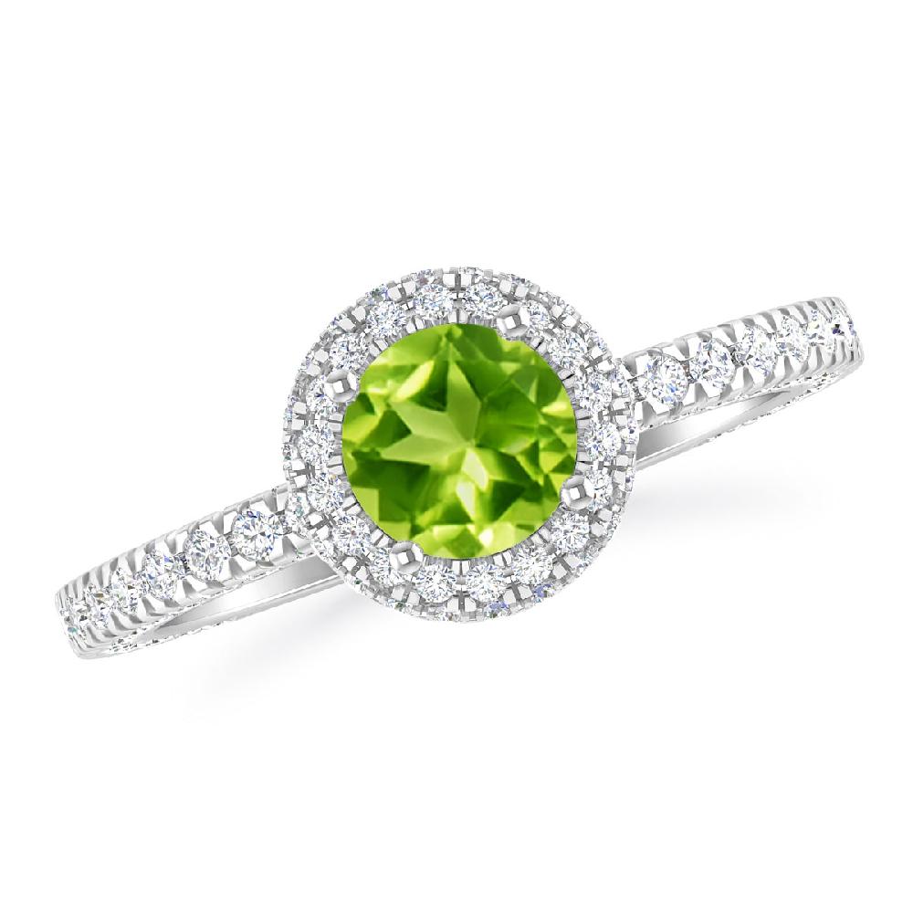 White Gold - Peridot