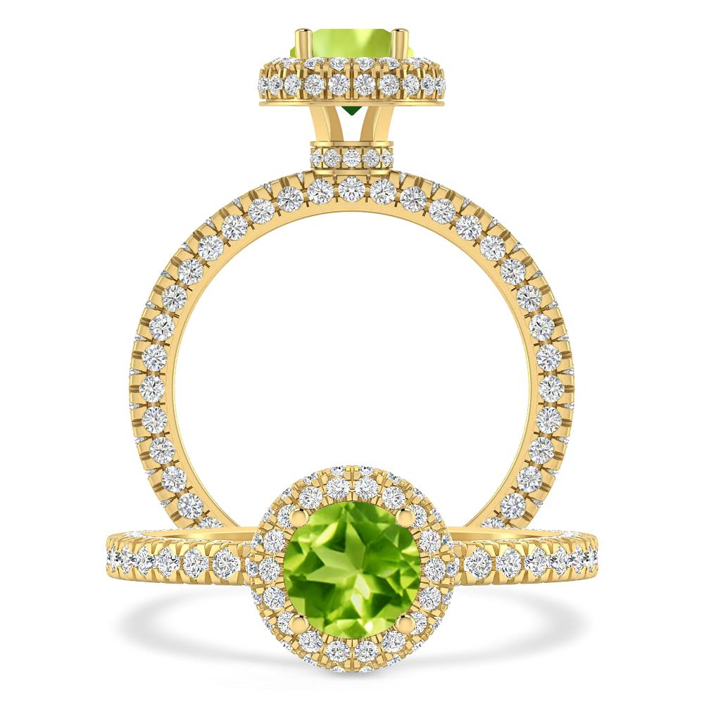 Yellow Gold - Peridot