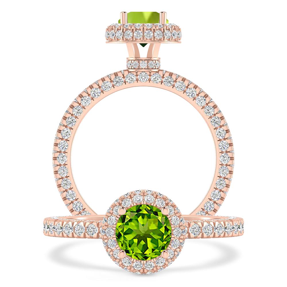 Rose Gold - Peridot