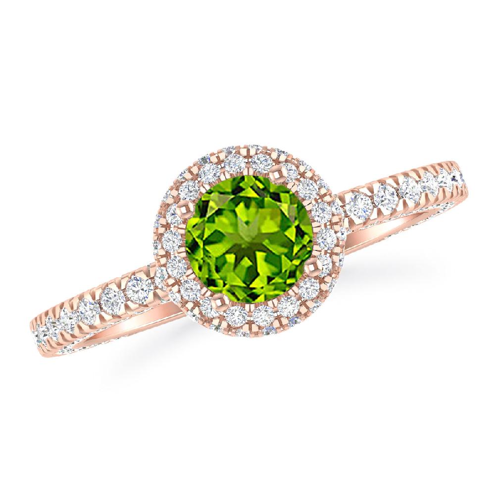 Rose Gold - Peridot