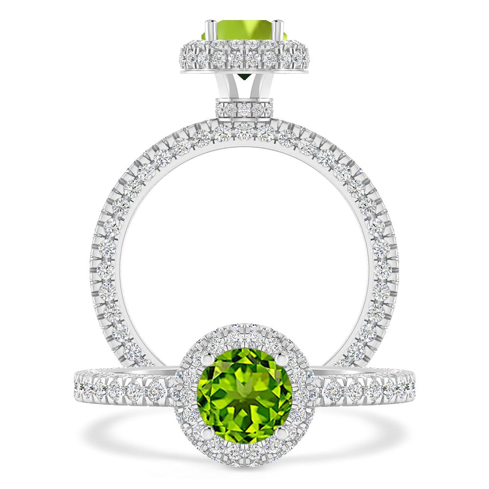 White Gold - Peridot