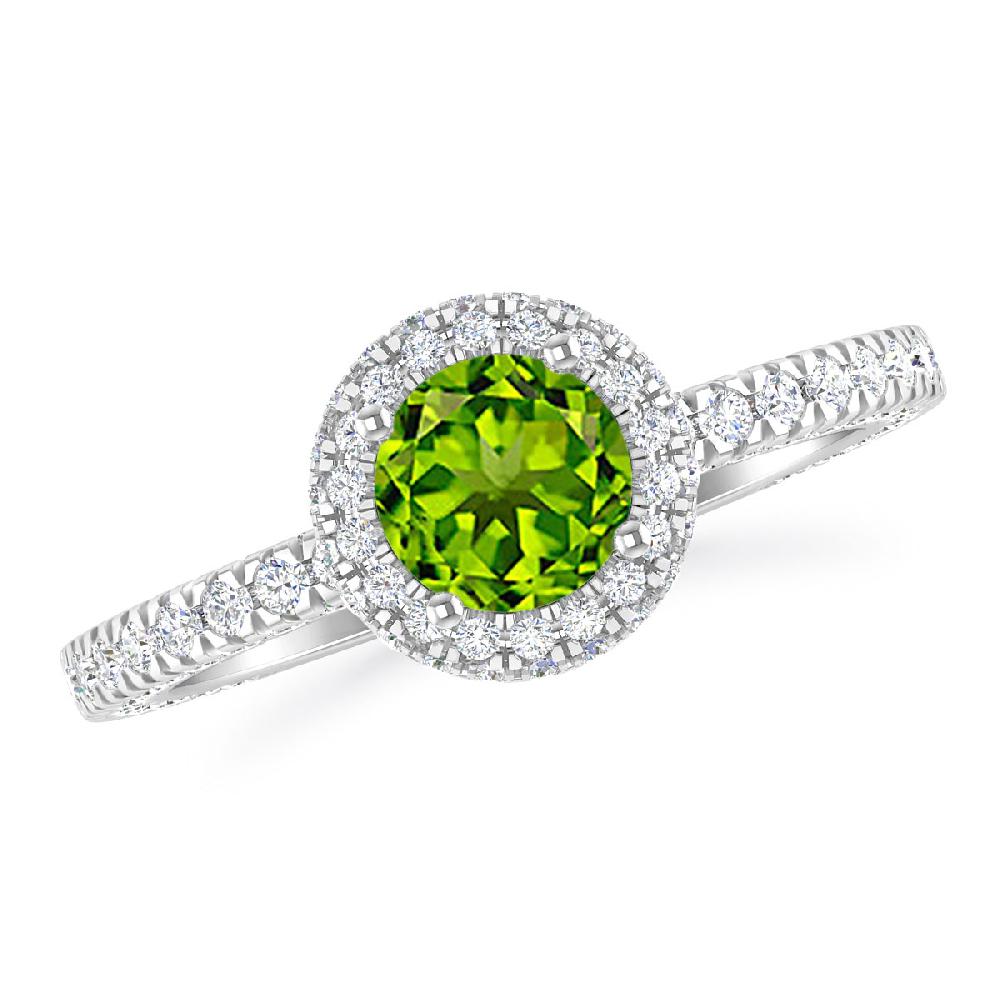 White Gold - Peridot