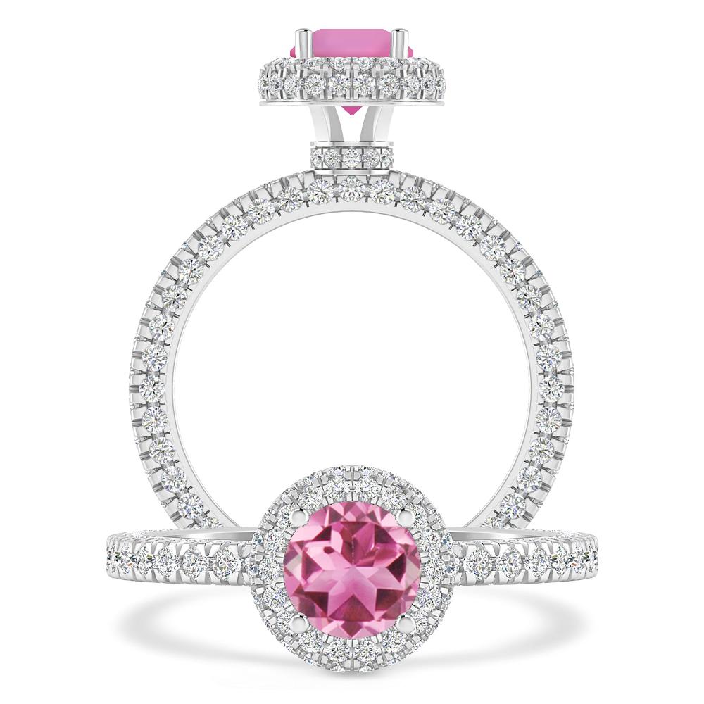 White Gold - Pink Tourmaline