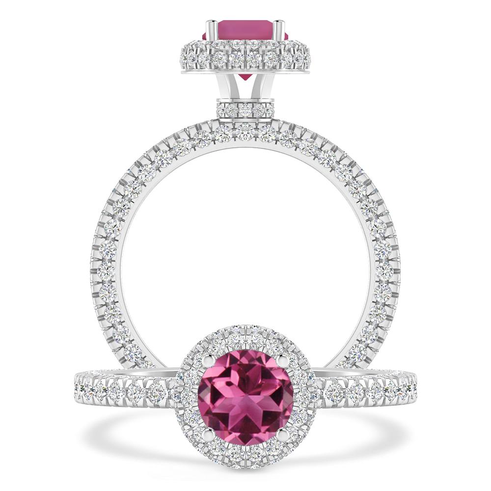 White Gold - Pink Tourmaline