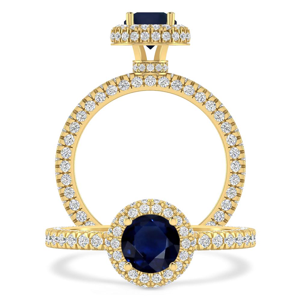 Yellow Gold - Sapphire