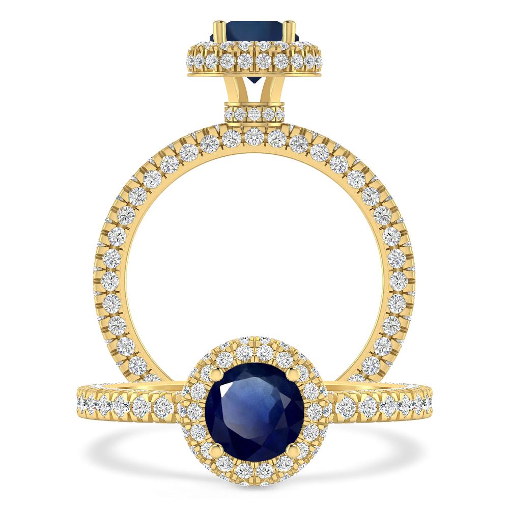 Yellow Gold - Sapphire