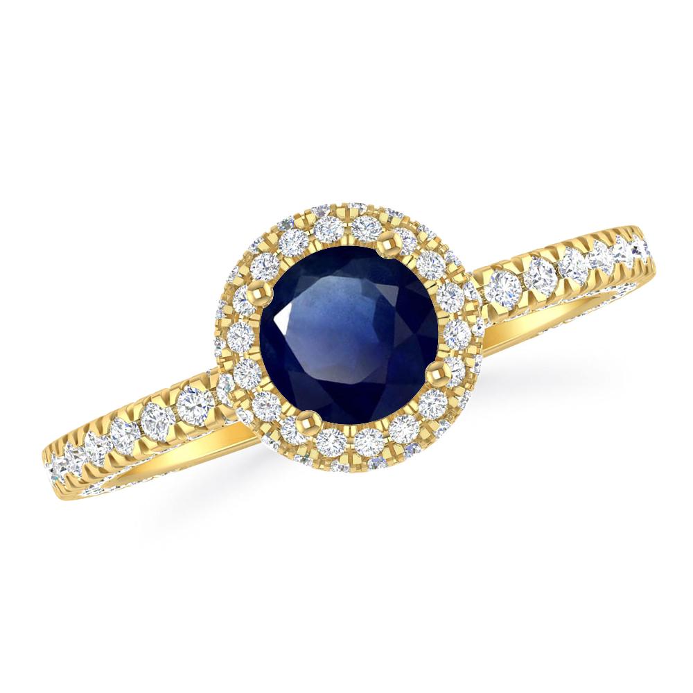 Yellow Gold - Sapphire