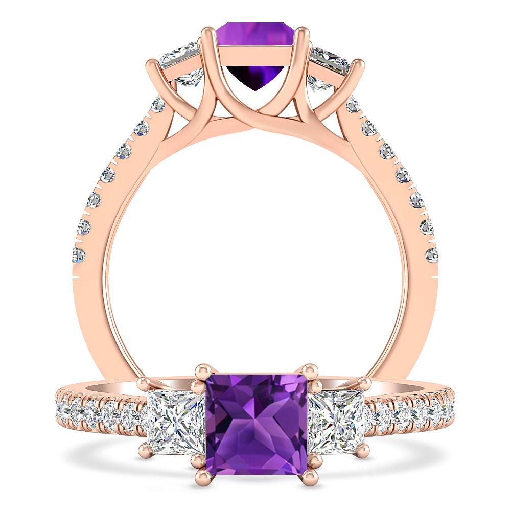 Rose Gold - Amethyst