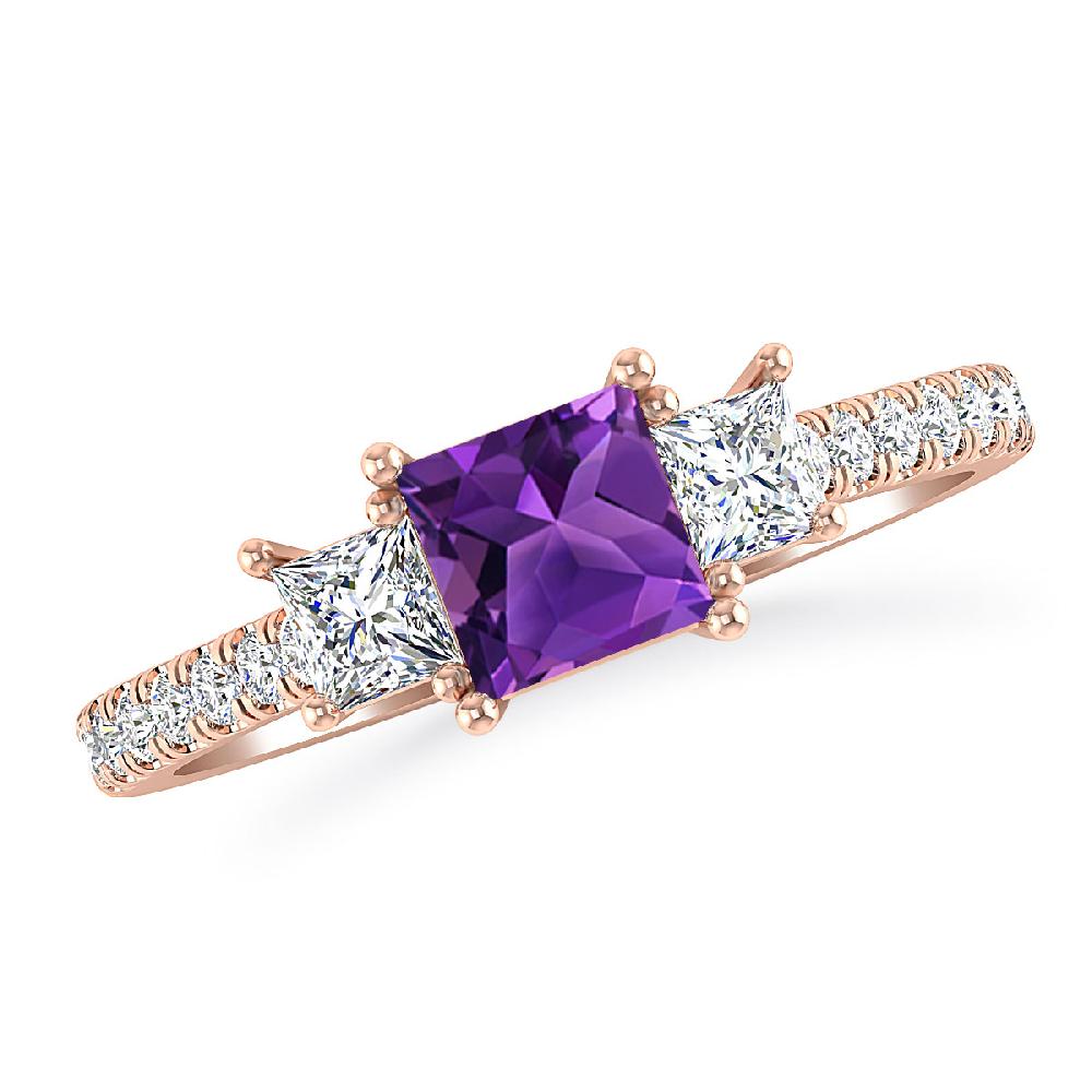 Rose Gold - Amethyst