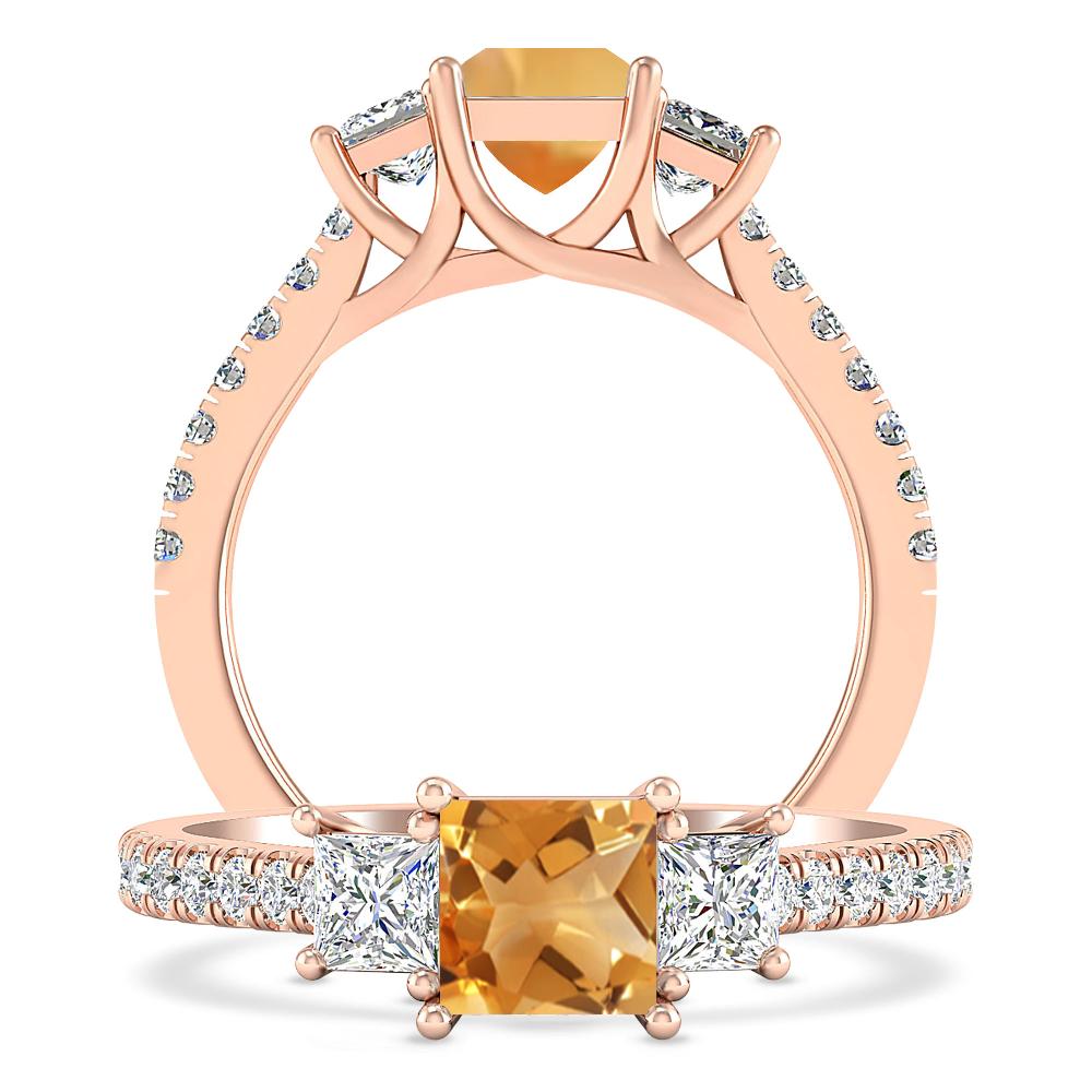 Rose Gold - Citrine