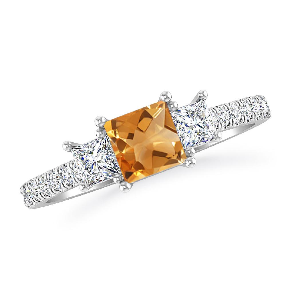 White Gold - Citrine