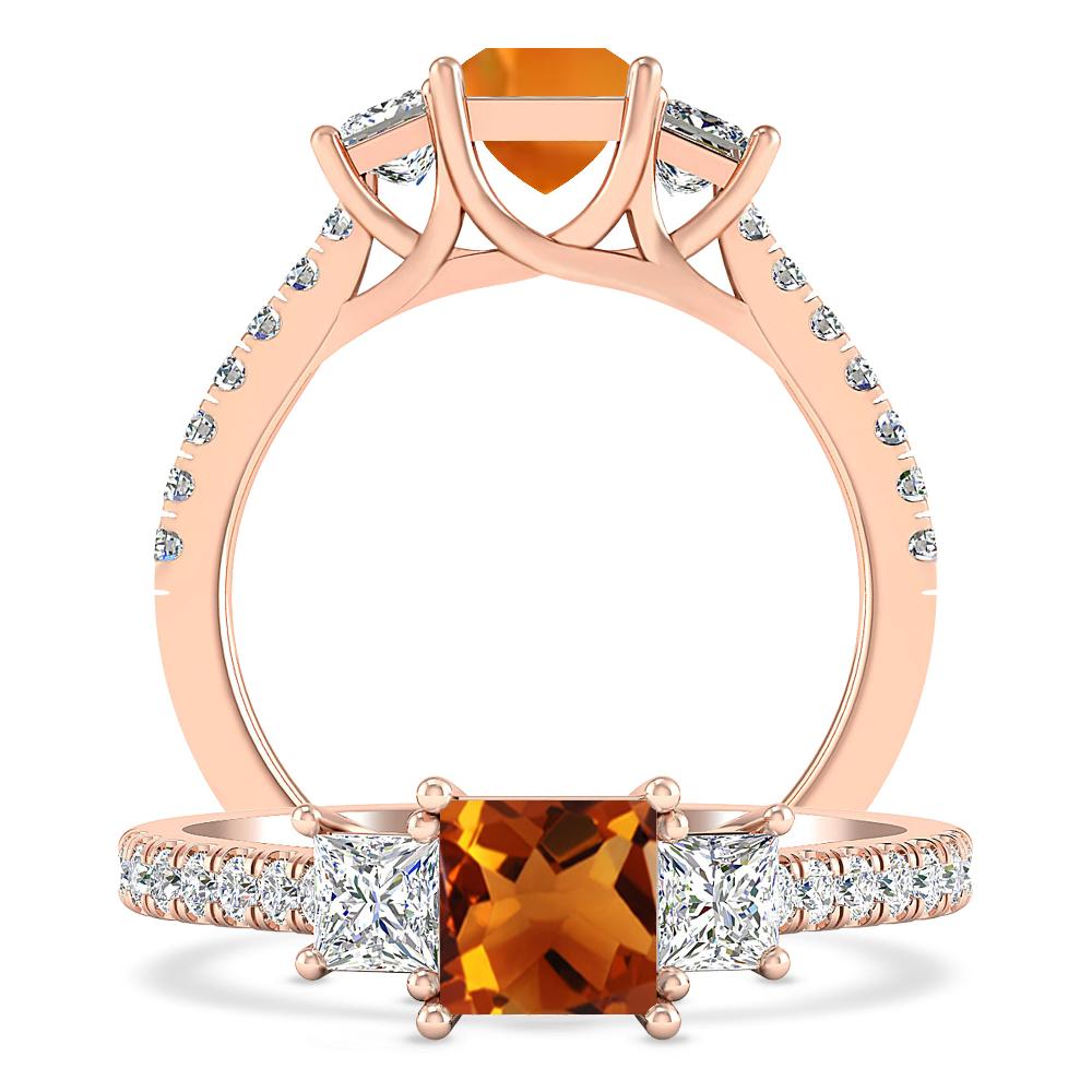 Rose Gold - Citrine