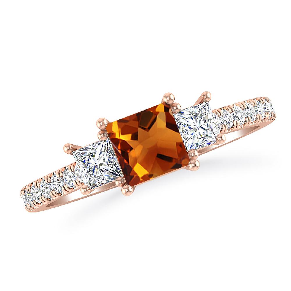 Rose Gold - Citrine