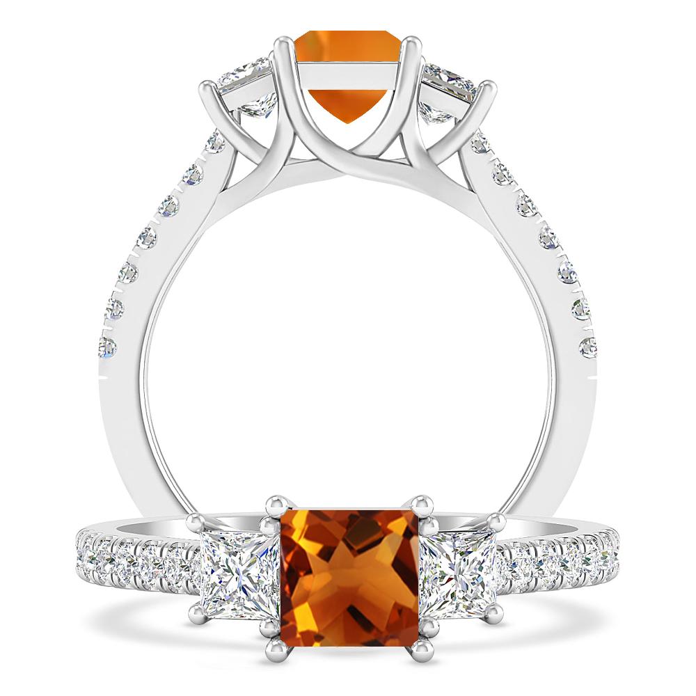 White Gold - Citrine