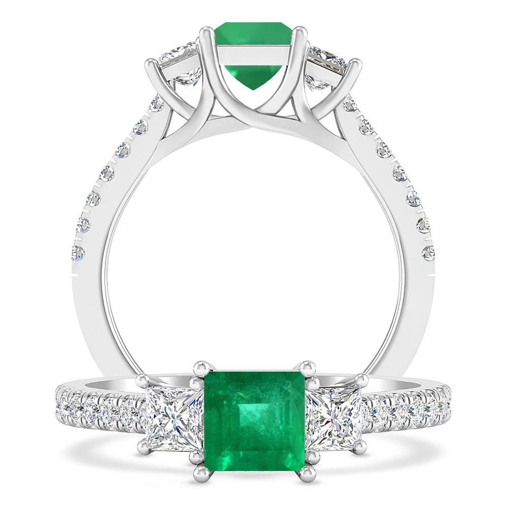 White Gold - Emerald