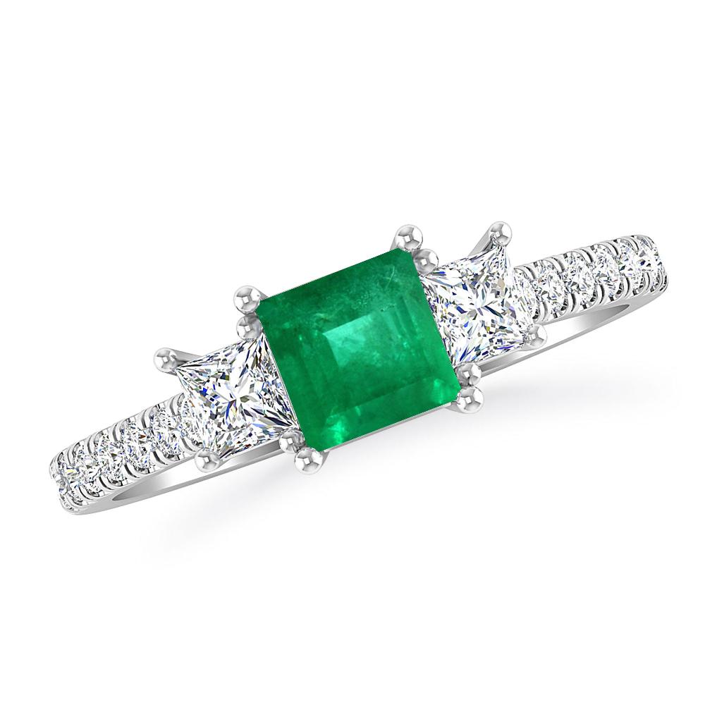 White Gold - Emerald