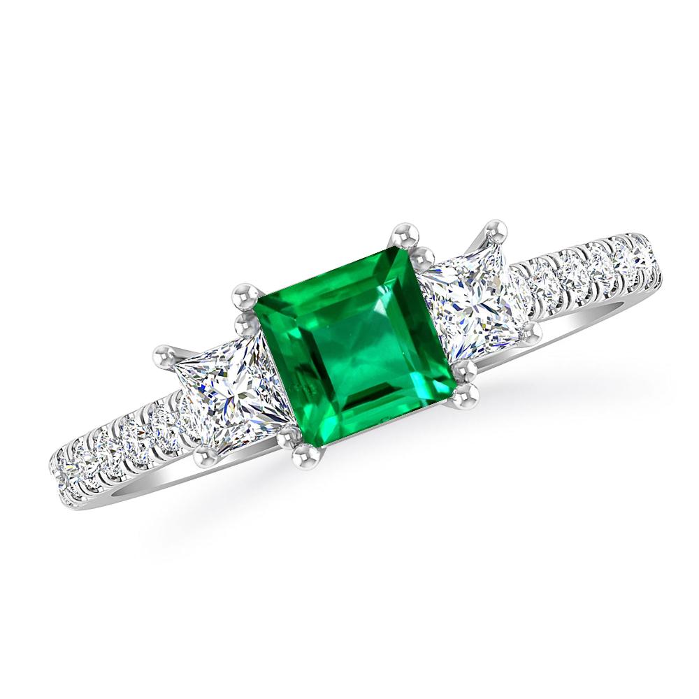 White Gold - Emerald