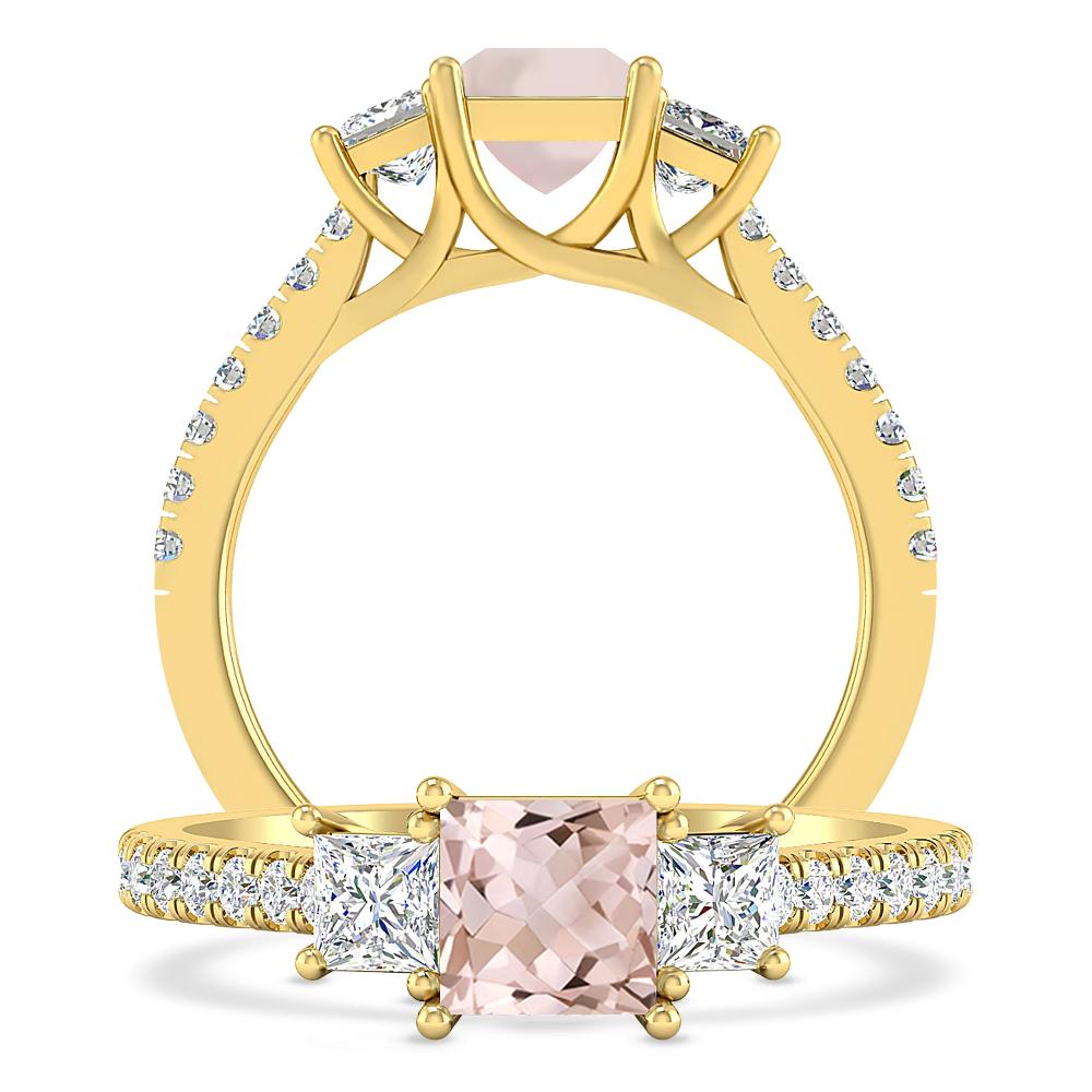 Yellow Gold - Morganite