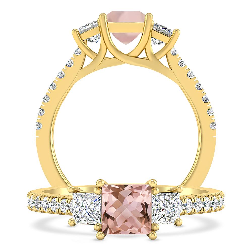 Yellow Gold - Morganite